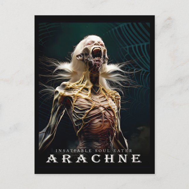 Ancient Beast & Creatures: ARACHNE Postcard Vykort (Framsida)