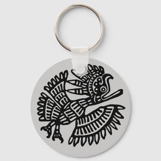 Ancient Bird - Keychain Nyckelring (Framsida)