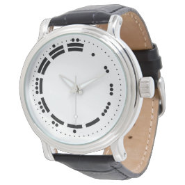 Ancient Black White Mayan Numerals Vector Art Armbandsur