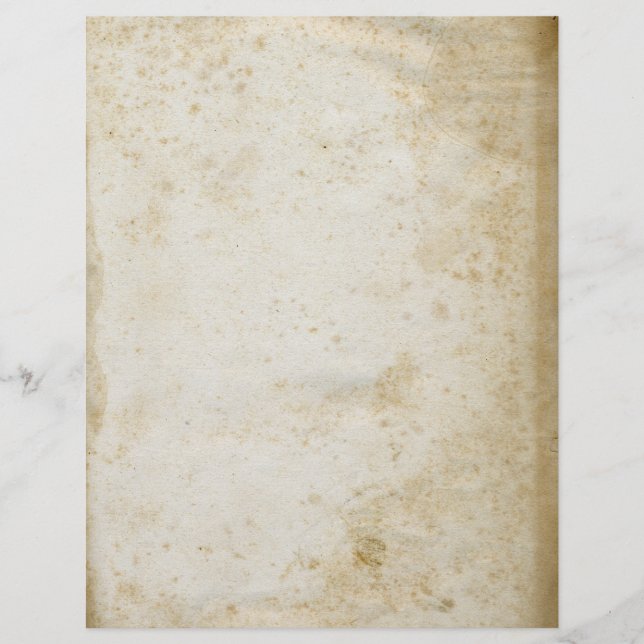 Ancient blank Nedfläckad Anque Parchment (Framsida)