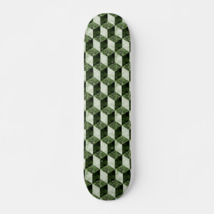 Ancient Block Mönster 03 - Retro Skateboard Bräda 21,5 Cm