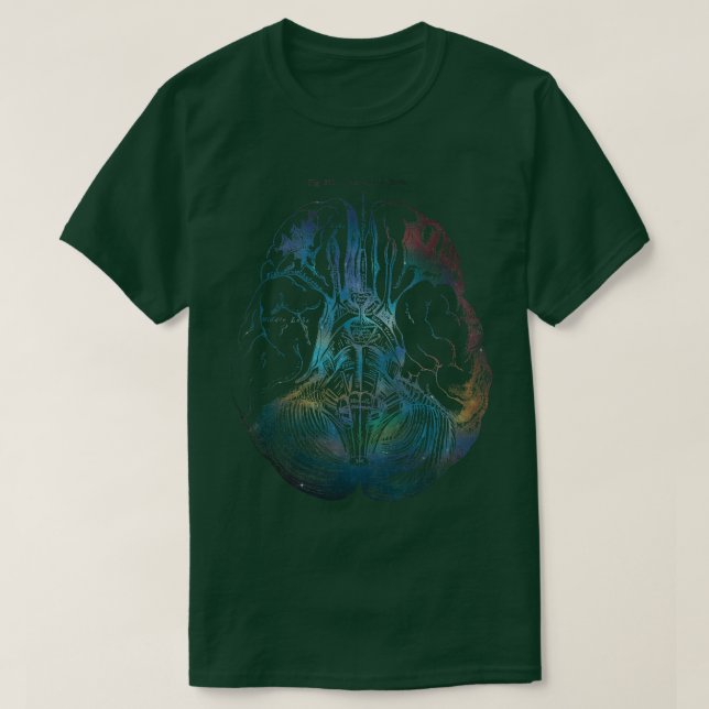 Ancient Brain Teckning typ B T Shirt (Design framsida)