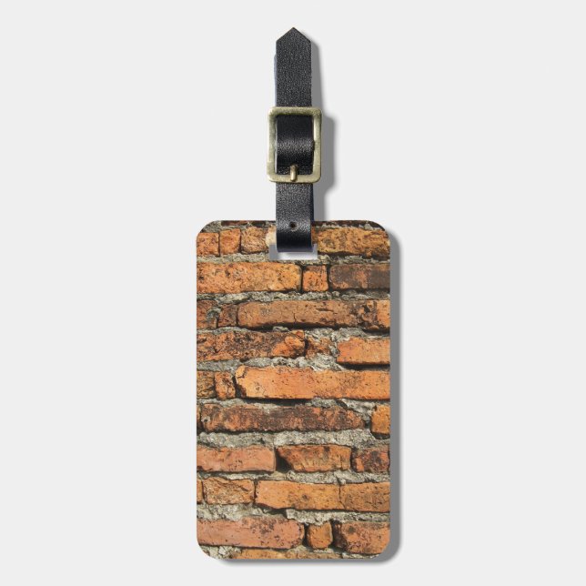 Ancient Brick Wall Bagagebricka (Vertikal Framsida)