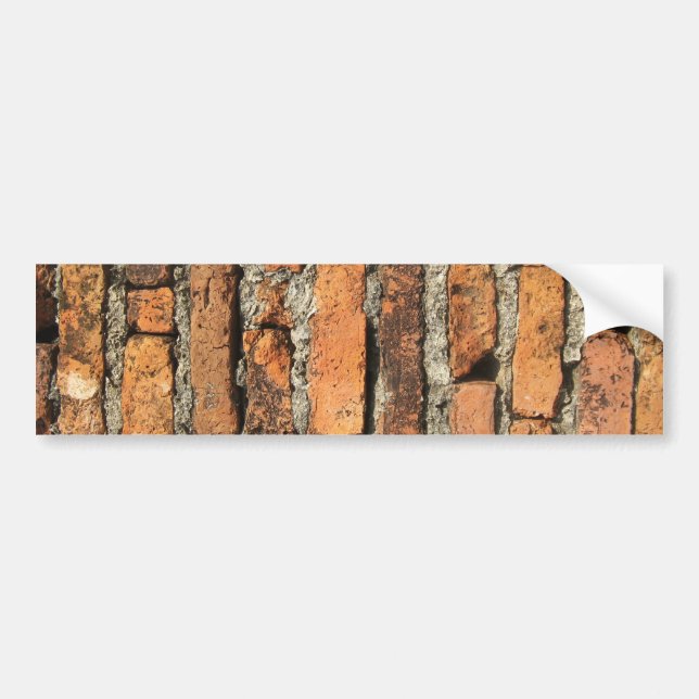 Ancient Brick Wall Bildekal (Framsidan)