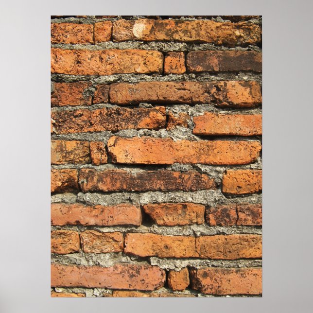 Ancient Brick Wall Poster (Framsidan)