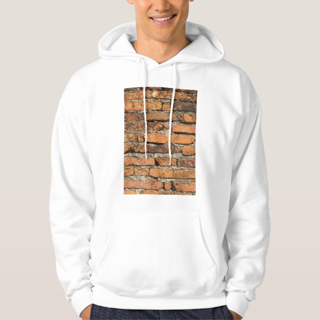 Ancient Brick Wall Sweatshirt Med Luva (Framsida)