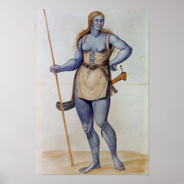 Ancient British Woman Poster (Framsidan)