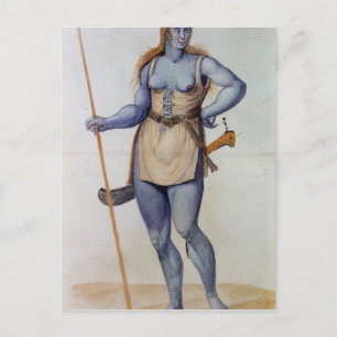 Ancient British Woman Vykort