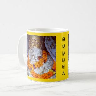 Ancient Buddha, Himalayas-Nepal (Guru) Kaffemugg