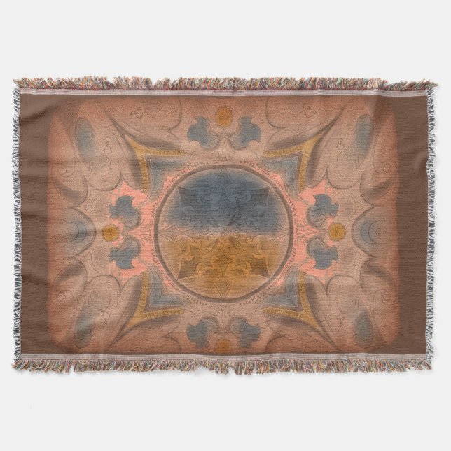 Ancient carpet Throw Blanket Filt (Framsidan)