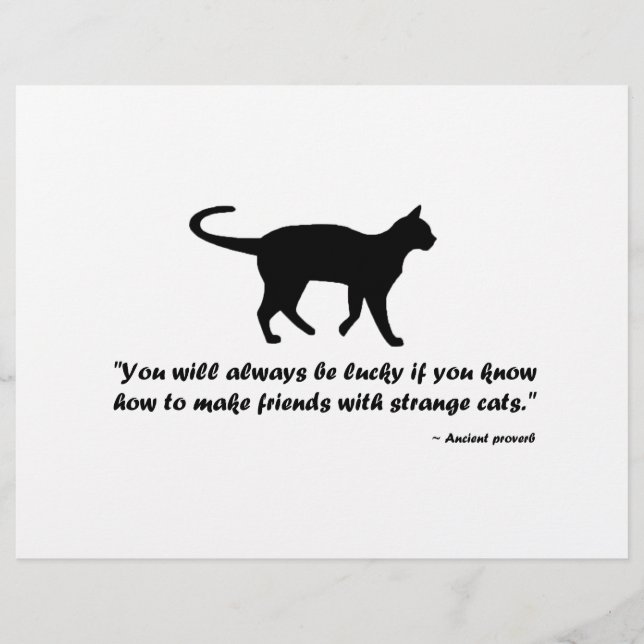 Ancient Cat Proverb (Framsida)