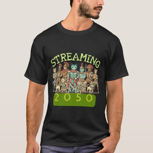 Ancient Cat Warrior T Shirt (Framsida)