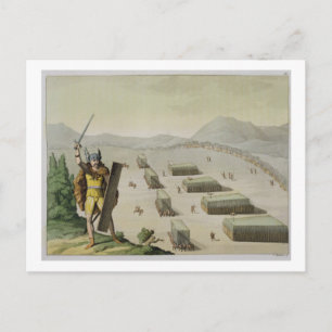 Ancient Celts eller Gauls in Battle, c.1800-18 (co Vykort