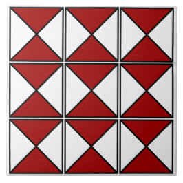 Ancient Cement Tile Mönster, Vintage Kakelplatta