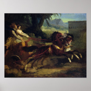 Ancient Chariot Tävling Poster