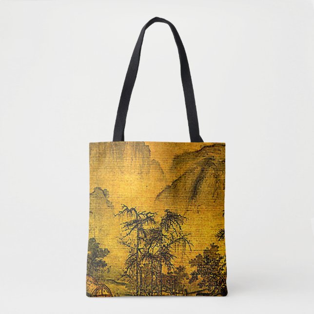 Ancient China liggande Tote Bag Tygkasse (Framsida)
