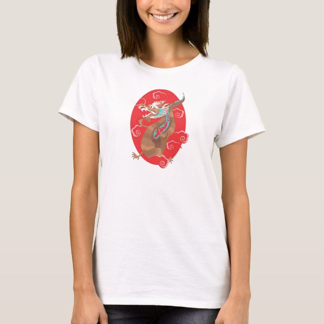 Ancient Chinese Dragon T-Shirt (Framsida)