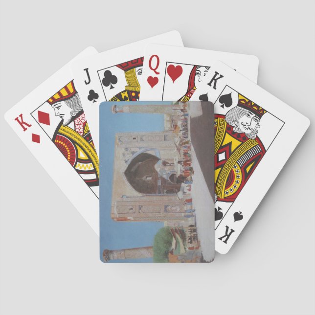 Ancient City of Samarkand (av Vasily Vereshchagin) Casinokort (Baksidan)