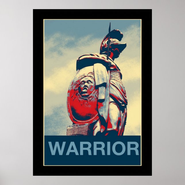 Ancient Colosseum Spartan Warrior Roman Gladiator Poster (Framsidan)