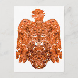 Ancient Copper Peoria Falcon Poster Vykort