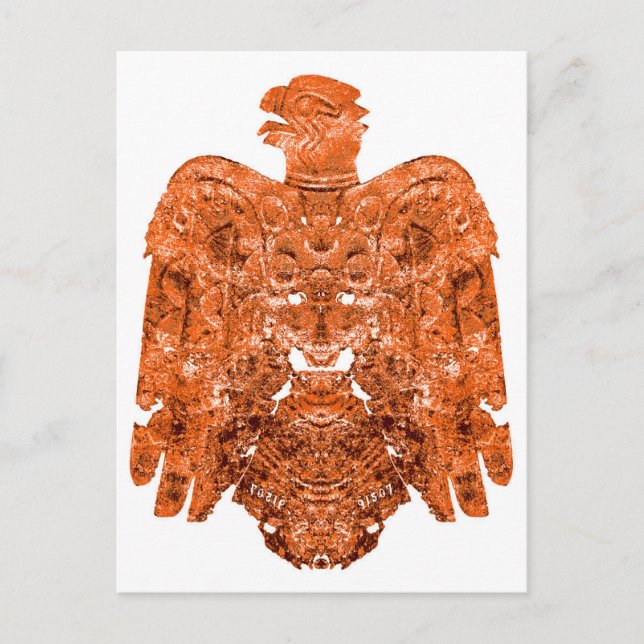 Ancient Copper Peoria Falcon Poster Vykort (Framsida)