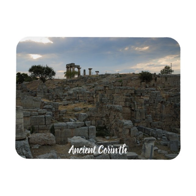 Ancient Corinth Magnet (Horisontell)