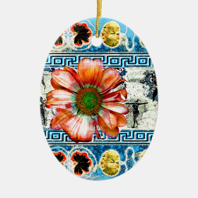 Ancient Dance Julgransprydnad Keramik (Framsidan)