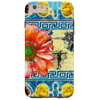 Ancient Dance med orange daisy Tough iPhone 6 Plus Fodral
