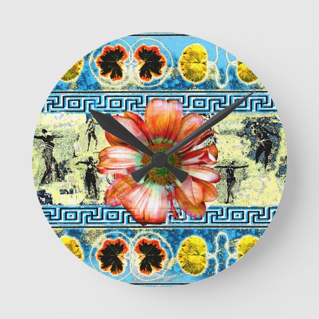 Ancient Dance Rund Klocka (Framsida)