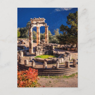 Ancient Delphi Greece Postcard - Historikresor Vykort