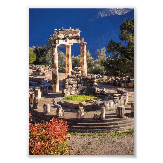 Ancient Delphi, Grekland Fototryck (Framsidan)
