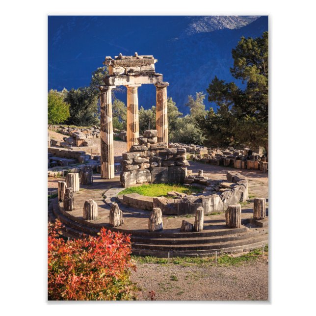 Ancient Delphi, Grekland Fototryck (Framsidan)