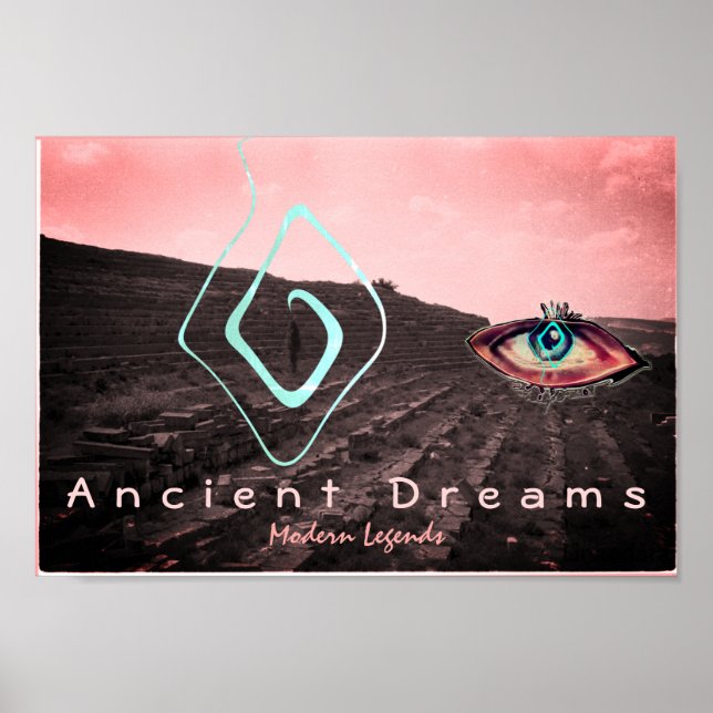 Ancient Dreams Limestone Quarry & Modern Legends Poster (Framsidan)