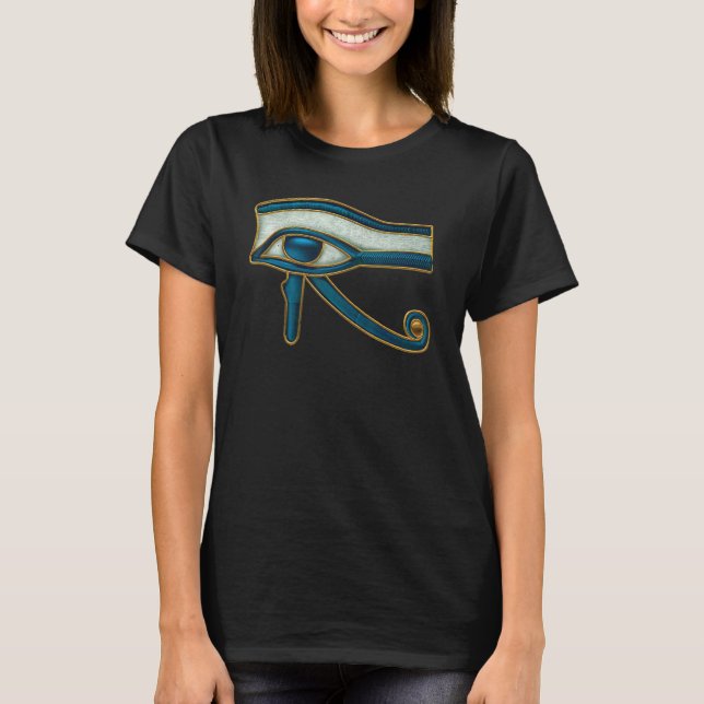 Ancient Egypt The Eye of Thoth Horus Egyptian Luck T Shirt (Framsida)