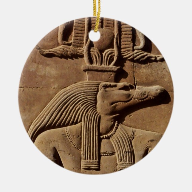 Ancient Egypten Art: Sobek Hieroglyphics Ornament (Framsidan)