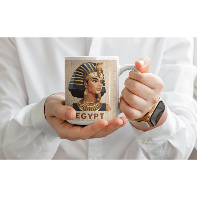 Ancient Egypten Colorful Queen Pharaohs mugg (Skapare uppladdad)