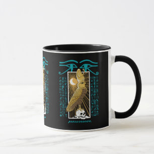 Ancient Egypten Falcon God Horus Mugg