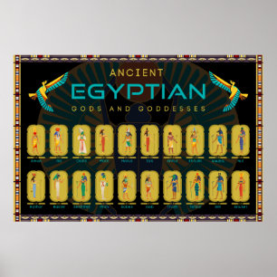 Ancient Egypten Gudom Poster