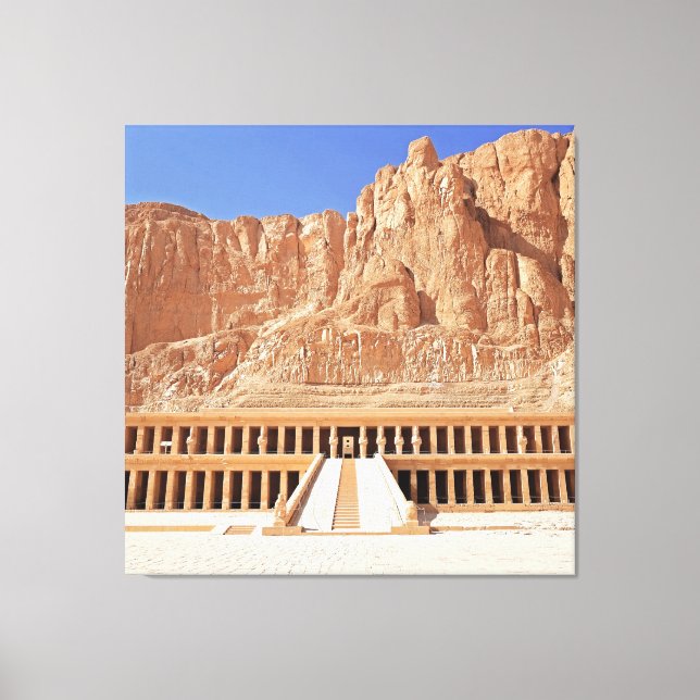 Ancient Egypten Hatshepsut Deir Bahri Temple Luxor Canvastryck (Framsida)