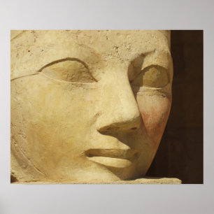 Ancient Egypten Hatshepsut statue temple intrage Poster