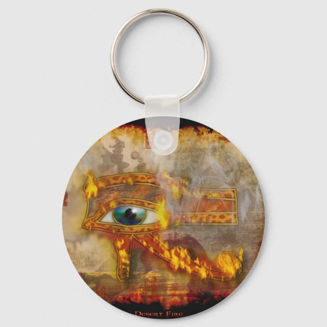 Ancient Egypten Öga i Horus Wadjet Keychain Nyckelring (Framsida)