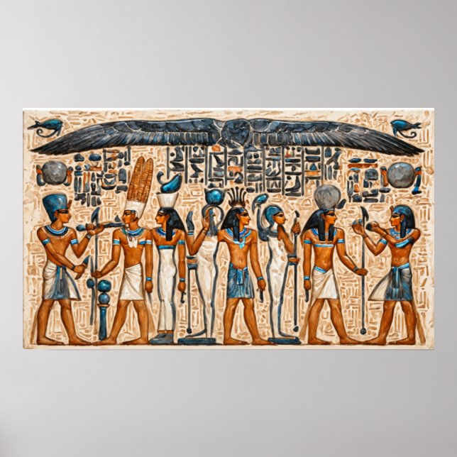 Ancient Egypten, Öga of Horus Poster (Framsidan)