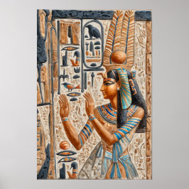 Ancient Egypten,Pharaonic Queen Hatshepsut Poster