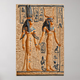 Ancient Egypten,Pharaonic Queen Hatshepsut || Poster