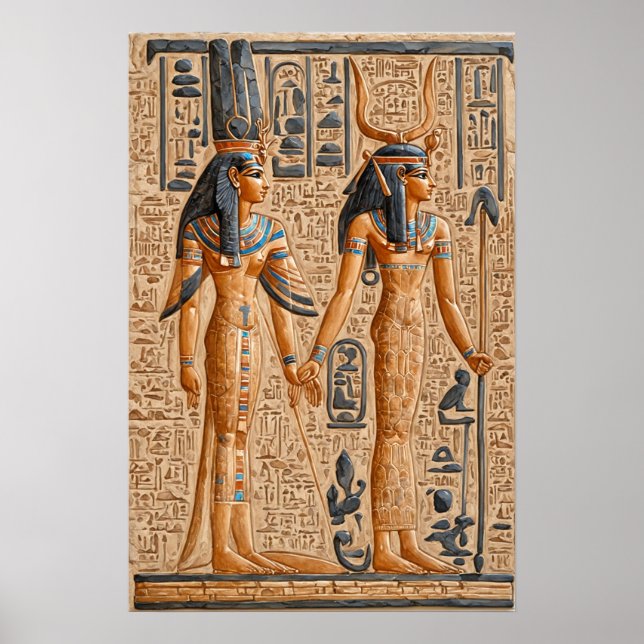 Ancient Egypten,Pharaonic Queen Hatshepsut || Poster (Framsidan)