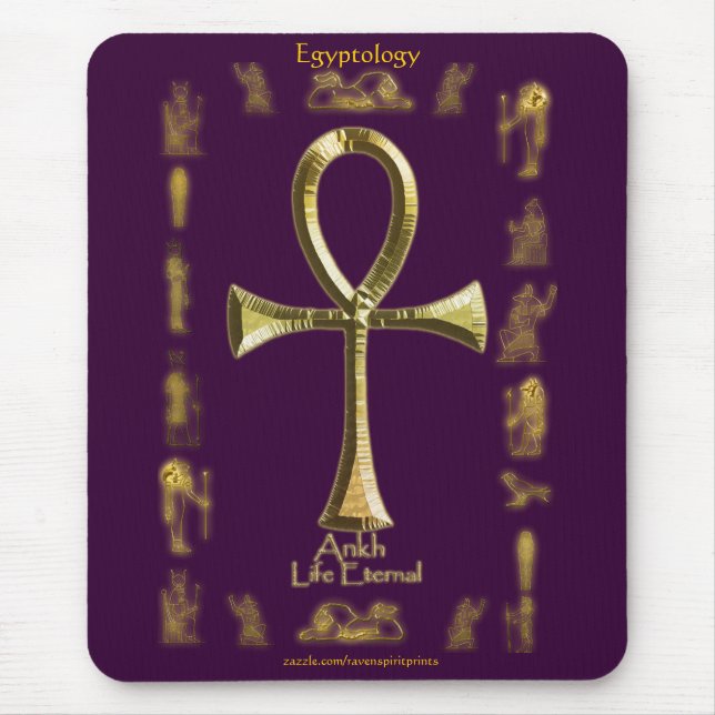 Ancient Egyptian Ankh Mousepad Musmatta (Framsidan)