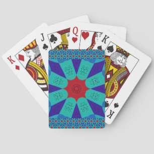 Ancient Egyptian Art: En Vibrant Mandala. Spel Kort
