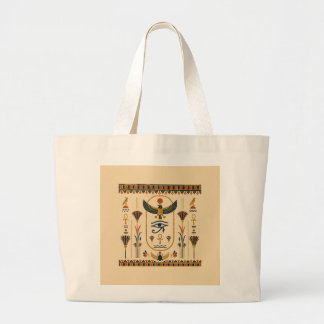 Ancient Egyptian Eye of Horus Elegant Tote Bag Jumbo Tygkasse