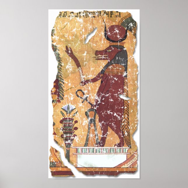 Ancient Egyptian Goddess Hathor Poster (Framsidan)