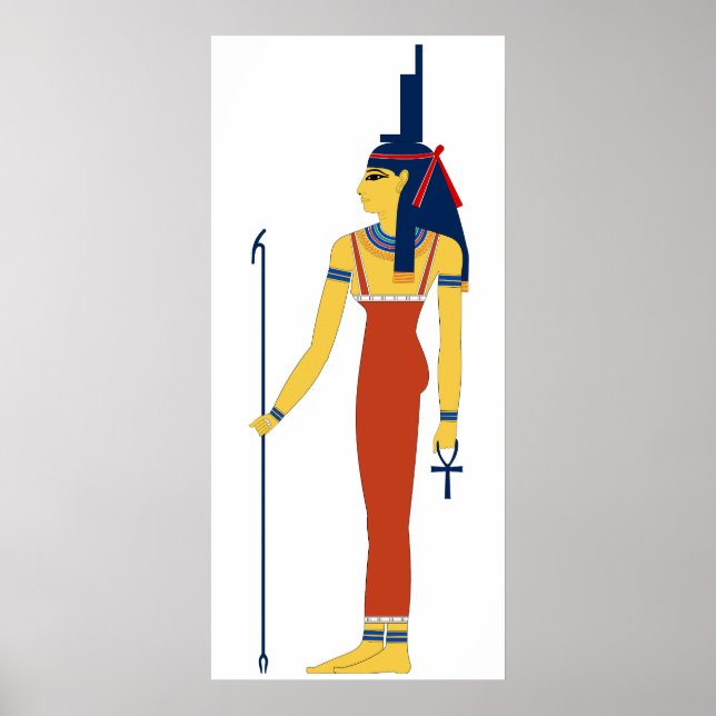 Ancient Egyptian Goddess Isis Poster (Framsidan)